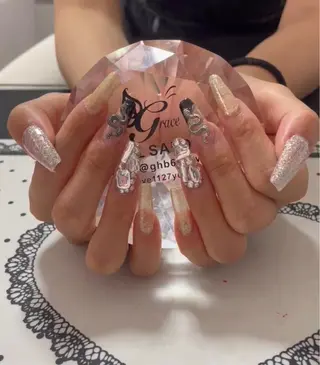 ロング ネイル grace グレースのネイルデザイン