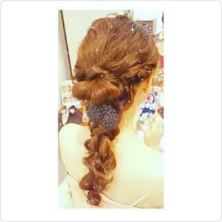 ヘアアレンジ ロング feel所属・Ogawa maiのヘアスタイル