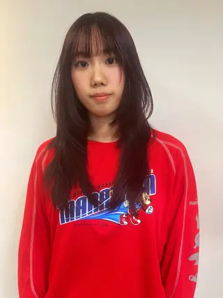 ロング カラー ボブ/透明感カラー Fukaのヘアスタイル