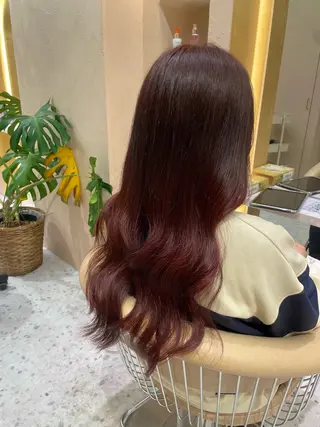 ロング Kanami/韓国風 /艶カラーのヘアスタイル