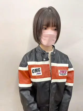 ショート カラー 関 京磨のヘアスタイル