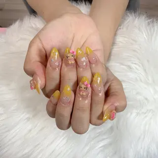 ネイル 🎀nana🫧 ワンホンネイル🎀のネイルデザイン