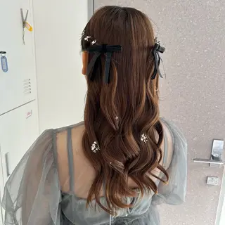 ロング ヘアアレンジ rin/艶髪特化/ 暗髪/透明感のヘアスタイル