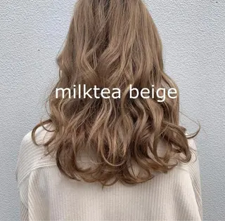 セミロング カラー 大人可愛い透明感🌟 小顔・韓国髪🌟野中のヘアスタイル