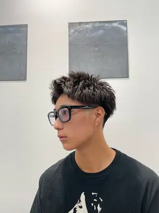 ショート メンズ メンズ特化/パーマ 短髪パーマ/来星のヘアスタイル