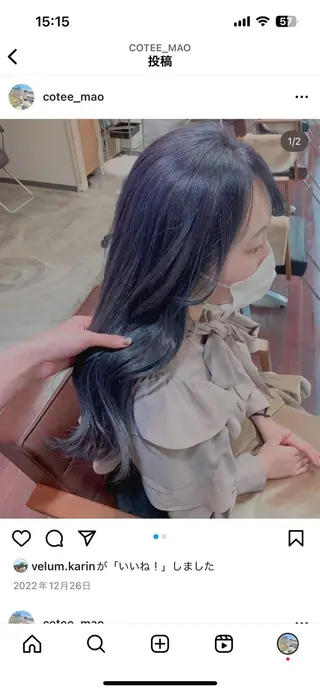 カラー mao艶カラー お洒落ヘア🎀のヘアスタイル