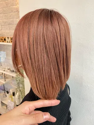 ショート カラー レイヤーウルフ エクステ磯部のヘアスタイル