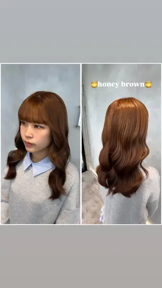 ロング カラー 茅ヶ崎/ハイトーン/ Ramuのヘアスタイル