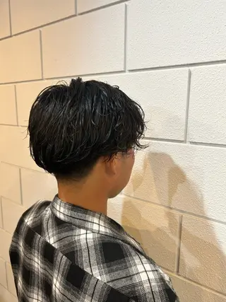 ミディアム メンズ 相澤 拳のヘアスタイル