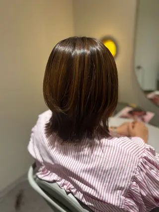 ミディアム 美髪✨艶髪✨髪質改善 カラー特化❣️二宮遥のヘアスタイル