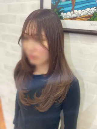 ロング 伊藤 つばさのヘアスタイル