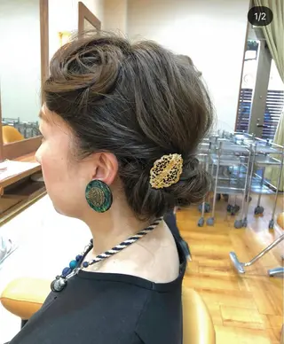 ロング カラー パーマ ヘアアレンジ キッズ ネイル マツエク・マツパ hair  mode RITZ所属・★ 里奈★のヘアスタイル