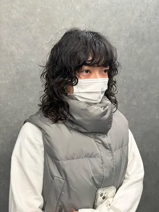 セミロング 古沢 新のヘアスタイル