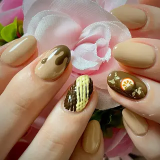 ネイル nail　milky 〜深夜にもネイル〜のネイルデザイン