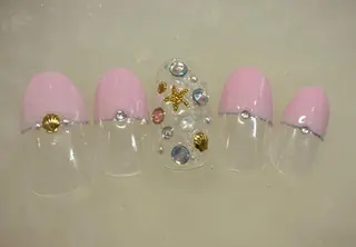 ネイル ネイルPetit Ribbonのネイルデザイン