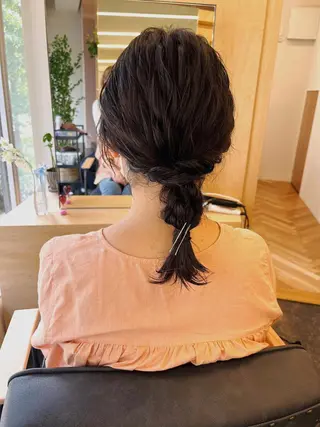 ミディアム ヘアアレンジ 西山 紗耶香🪽 透明感カラー/ボブのヘアスタイル