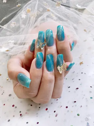 ネイル 🦋ネイルサロン ブラン🌈ゆりのネイルデザイン