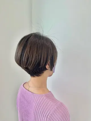 ショート カラー GO TODAY SHAIRE  SALON所属・脱白髪染め setsucoのヘアスタイル