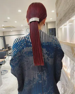 セミロング カラー Loom.所属・村上雅人 ナチュラルモードのヘアスタイル