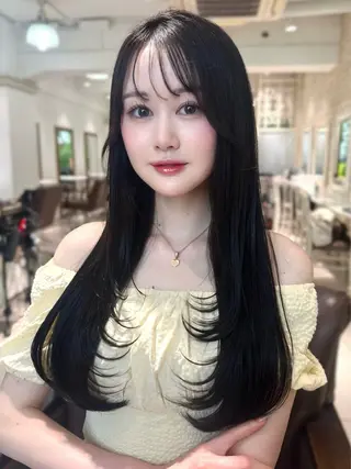 ロング カラー 髪質改善カラー🤍 Nanakoのヘアスタイル