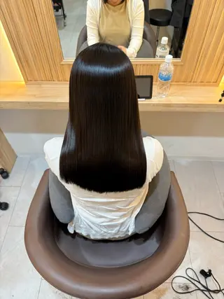 ロング attrait南堀江所属・KAISEI髪質改善 /縮毛矯正のヘアスタイル