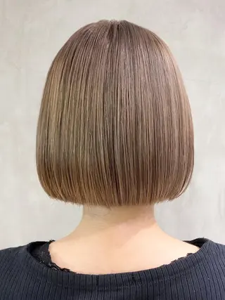 ミディアム カラー パーマ ヘアアレンジ ITbyALBUM 中野店のヘアスタイル