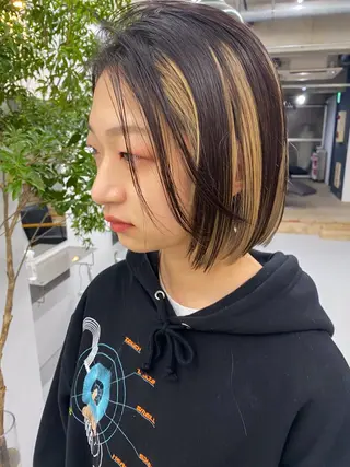 ミディアム カラー 栄・伏見 JOULE'Sのヘアスタイル