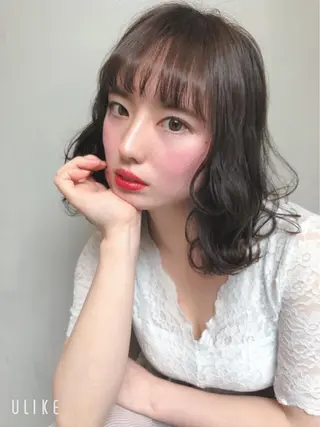 ミディアム カラー LA KING GINZA TOKYO所属・🧡ショートの達人 🧡SHOのヘアスタイル