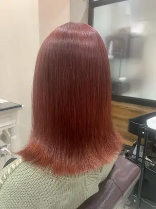 セミロング カラー ヘアアレンジ kei/透明感カラー /ベージュ/インナーのヘアスタイル