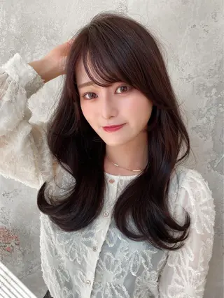 ロング 🧡くびれヘア/前髪 顔周り🧡久原結衣のヘアスタイル