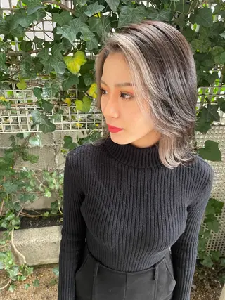 ミディアム ブリーチ指名 No１🏆RENのヘアスタイル