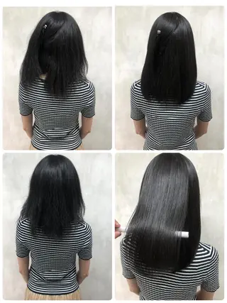 ミディアム 満足度⭕️縮毛矯正師 谷口にお任せを👍のヘアスタイル