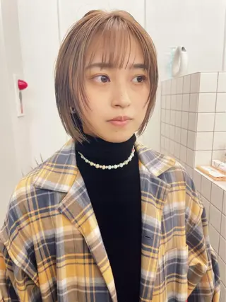 ショート カラー 関 京磨のヘアスタイル