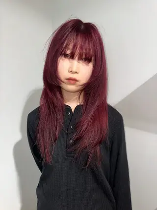 セミロング カラー 🎀オイダイラ モモカ🎀のヘアスタイル