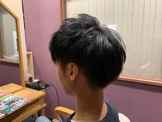 ショート パーマ メンズ labyrinthノーブル所属・メンズ特化西村 雄太のヘアスタイル