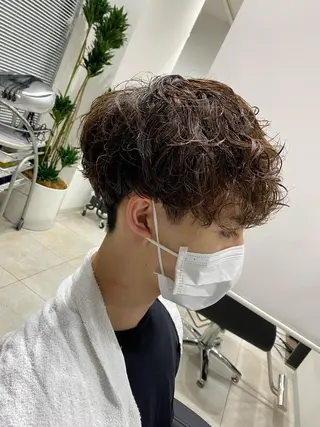 パーマ メンズ 伊藤 海のヘアスタイル