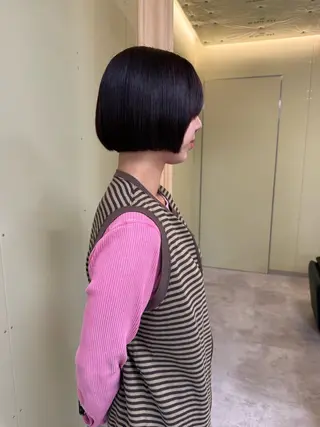 ショート カラー 伶風/ボブ/ ヘーゼルベージュのヘアスタイル