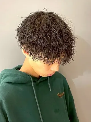 パーマ メンズ メンズカット/パーマ Tomomi💙のヘアスタイル