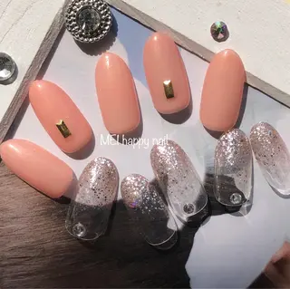 ネイル 北浦和 自爪育成ケアのネイルデザイン