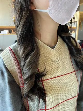 ロング カラー シンヤヘアーズ 泉大津本店のヘアスタイル