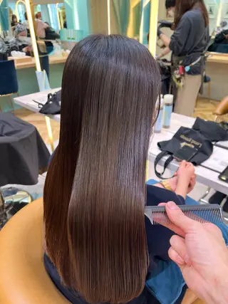ロング 髪質改善/縮毛矯正/ ボブ/店長/水野拓也のヘアスタイル