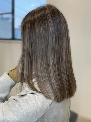 ミディアム カラー 🫧美髪矯正/ 髪質改善/藤平健太のヘアスタイル