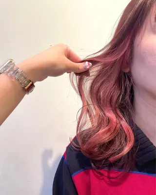 セミロング カラー 🍒桜井 優華🍒のヘアスタイル