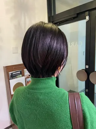 ショート カラー 田中 あやなのヘアスタイル