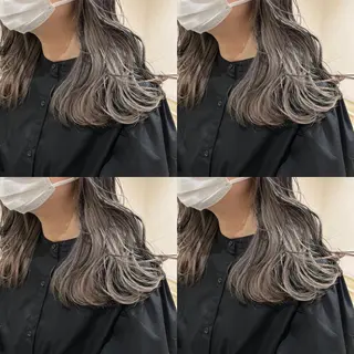 ミディアム カラー レイヤー×髪質改善 マネージャー安藤光司のヘアスタイル