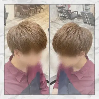 ショート ヘアアレンジ メンズ ヘアセット/着付け 𓇼 松本 夏美𓇼のヘアスタイル