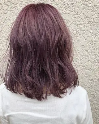 ミディアム カラー 💚ミヤマ アンナ☘️のヘアスタイル