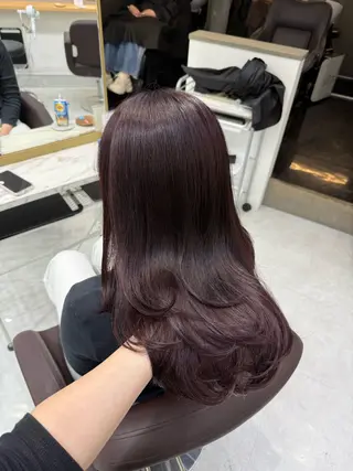 ロング カラー ヘアアレンジ 💗横浜美容室 💗HARUNAのヘアスタイル