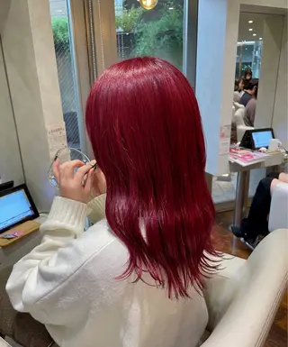 ロング 本多 美羽のヘアスタイル