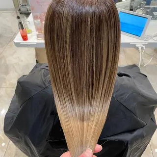 カラー はるか/ブリーチカラ ー/ヘアアレンジ🤍のヘアスタイル